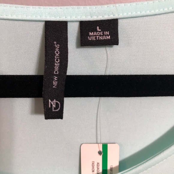 New Directions Mint Green Tunic - Picture 4 of 8